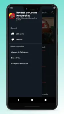 Honduran Recipes - Food App android App screenshot 0